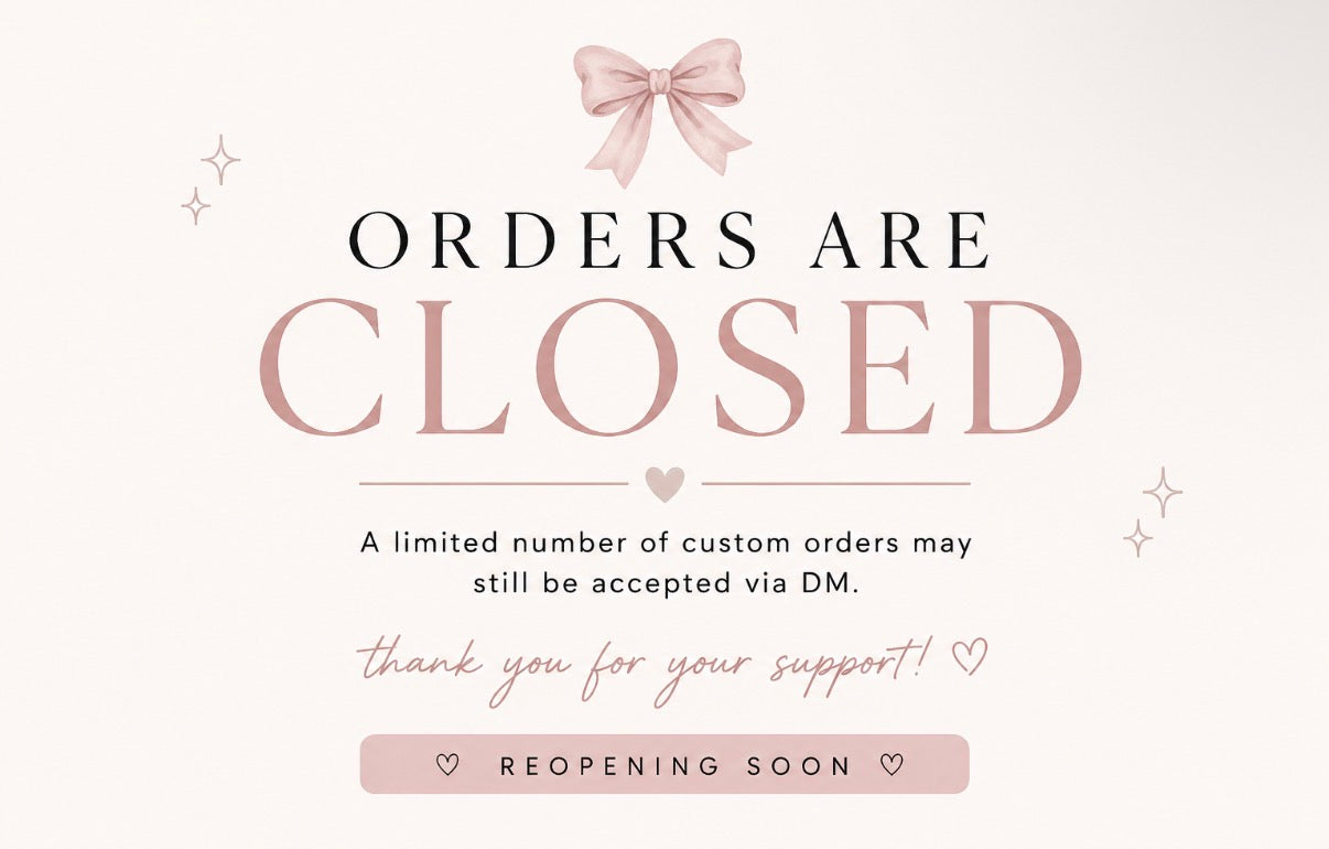 🚫 ORDERS CLOSED – DM for limited availability